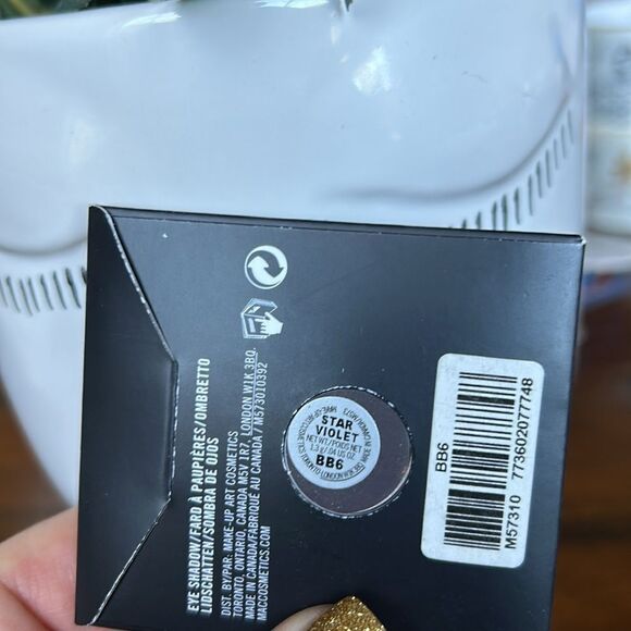 MAC~Eyeshadow STAR VIOLET Pinky Brown Plum Shimmer Refill Pan NEW Ipsy bag - Picture 8 of 9